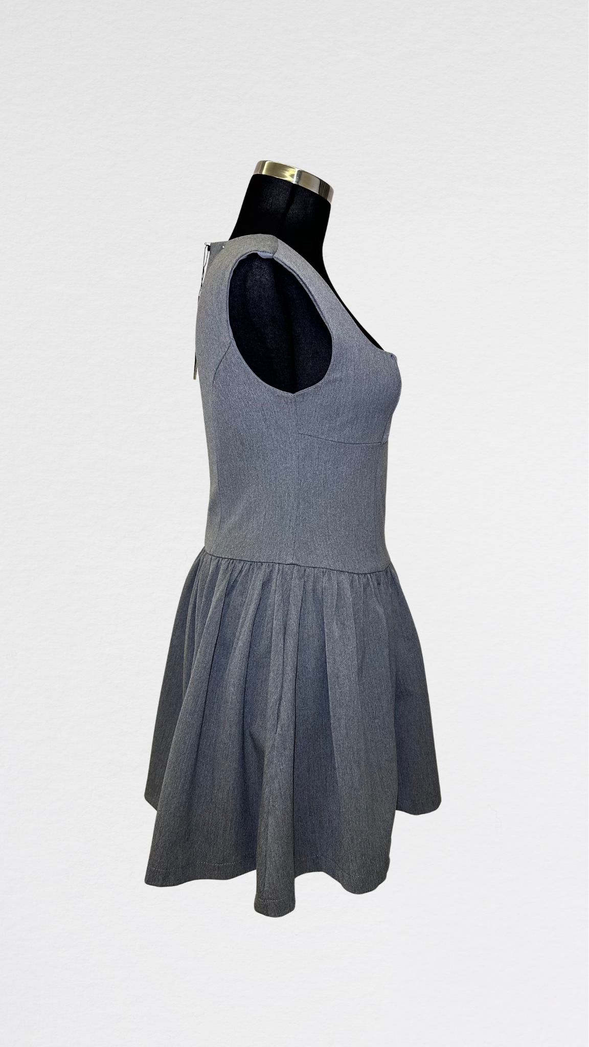 Elvéra Likralı Kumaş Fit Kesim Mini Elbise