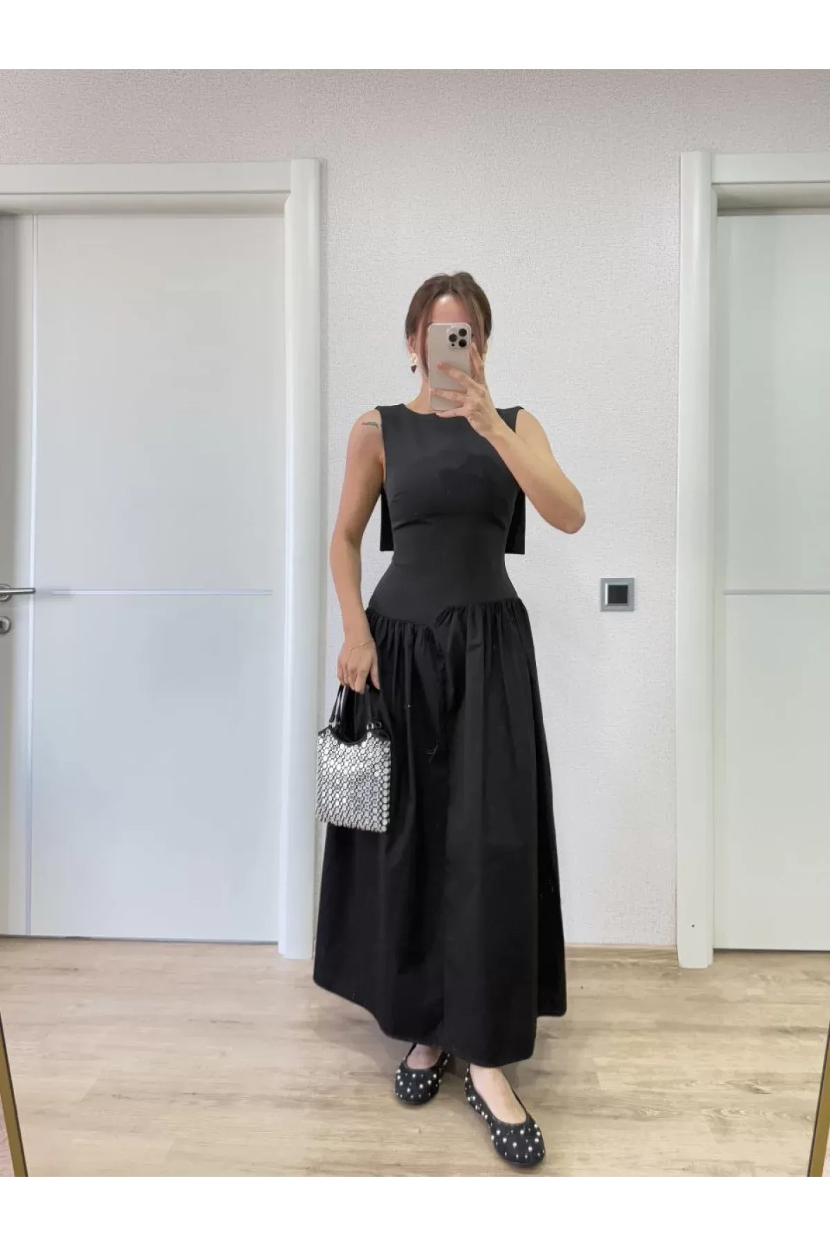 Aurelia Fiyonk Detaylı Maxi Elbise