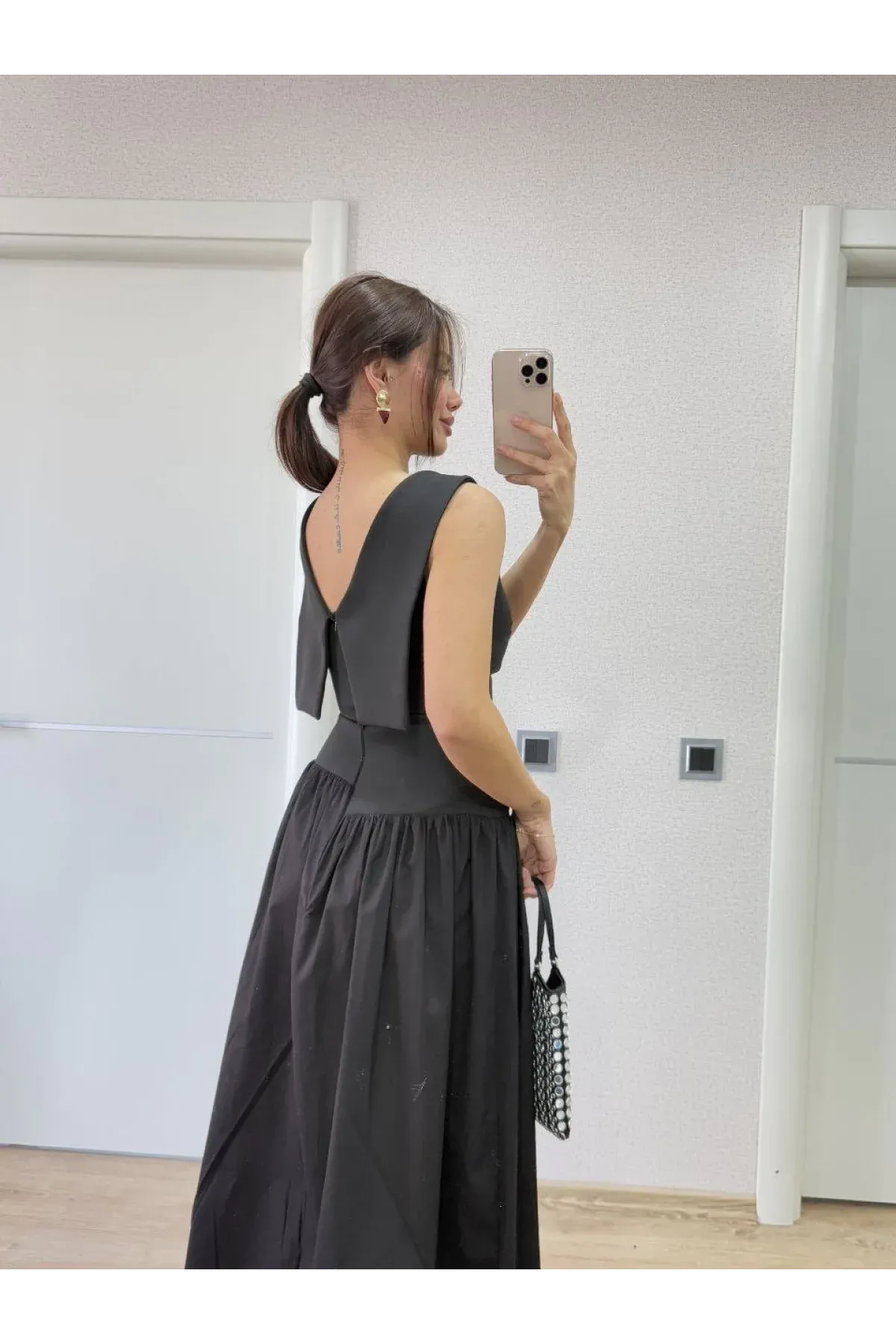 Aurelia Fiyonk Detaylı Maxi Elbise